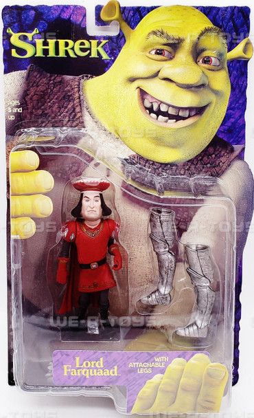 Shrek Lord Farquaad Figure With Attachable Legs McFarlane 2001 #20003 NEW