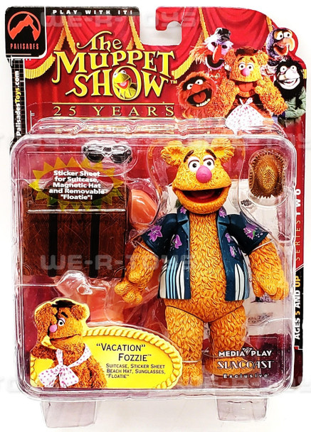 The Muppets Jim Henson's The Muppets 25 Years Vacation Fozzie Figure SunCoast 2003 NRFP