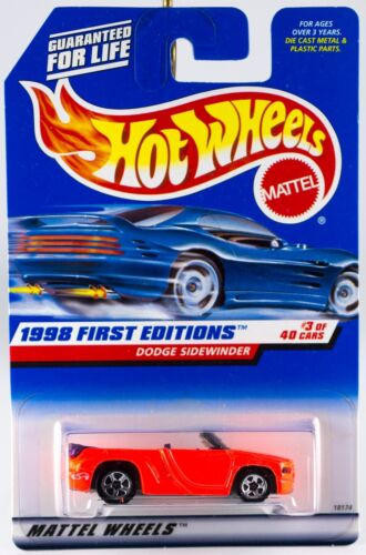 Hot Wheels 1998 First Editions #3 Dodge Sidewinder Diecast Vehicle