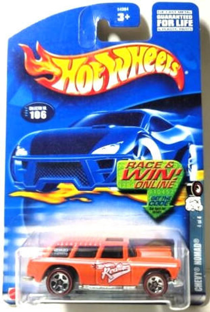 Hot Wheels Red Line Series 2002 Collector #106 Chevy Nomad Diecast Vehicle