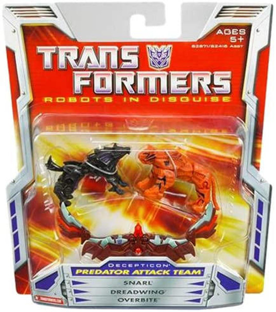  Transformers Robots in Disguise Decepticon Predator Attack Team 3-Pack Hasbro 