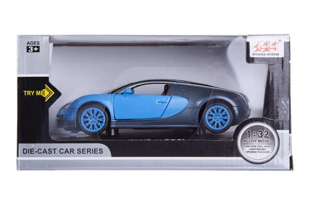 Double Horses Berry President Jiaye Model Bugatti Veyron Metal Diecast Platinum Model Vehicle