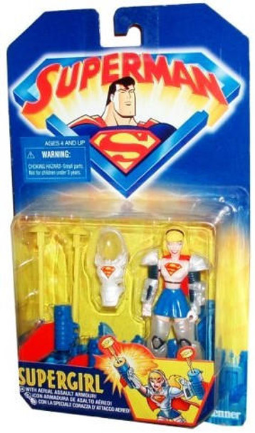 DC Superman The Animated Series Supergirl 5" Action Figure 1998 Kenner 62981