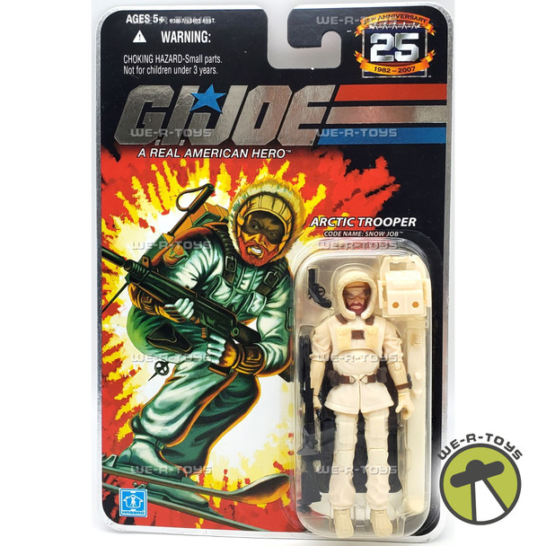 G.I. Joe 25th Anniversary Arctic Trooper Snow Job Figure 2007 Hasbro 63867