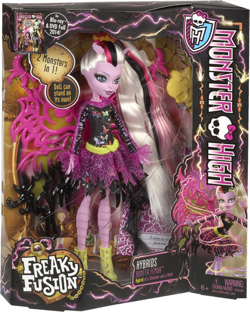 Monster High Freaky Fusion Hybrids Bonita Femur Doll 2013 Mattel CBG63