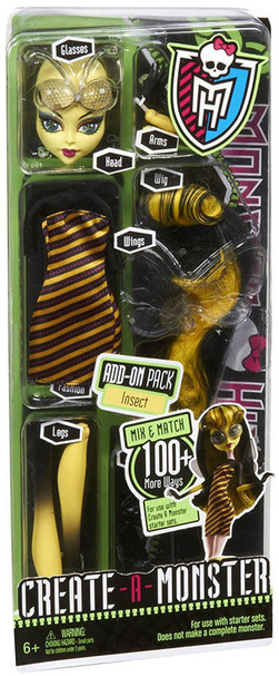 Monster High Create-A-Monster Insect Add-On Pack Accessory Parts 2011 Mattel