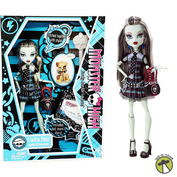 Monster High Frankie Stein First Wave Doll 2009 Mattel #N5948 NEW