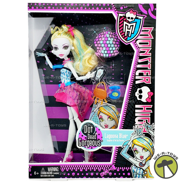 Monster High Dot Dead Gorgeous Lagoona Blue Doll 2011 Mattel No. X4530
