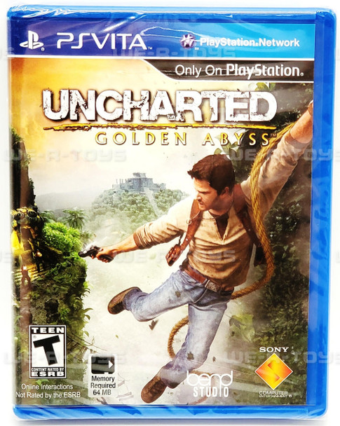 Uncharted Golden Abyss Sony Playstation Vita Video Game Naughty Dog 2011 SEALED