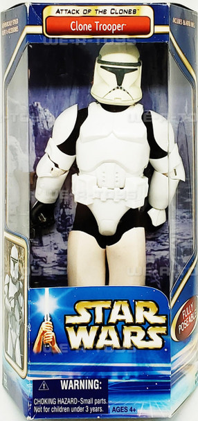 Star Wars Attack of the Clones Clone Trooper 12" Action Figure Hasbro #32494 NEW