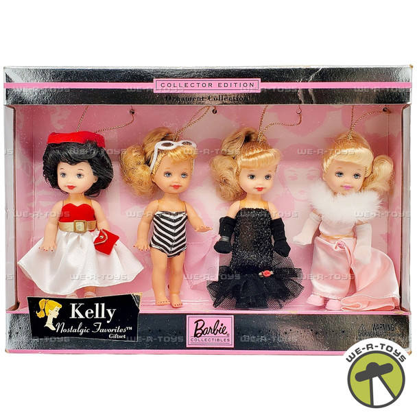 Barbie Nostalgic Favorites Kelly Doll Giftset Ornaments 2003 Mattel B5729