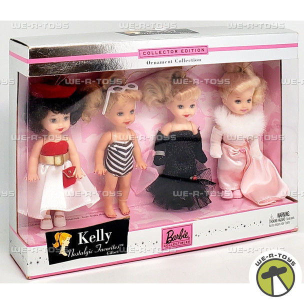 Barbie Nostalgic Favorites Kelly Doll Giftset Ornaments 2003 Mattel B5729