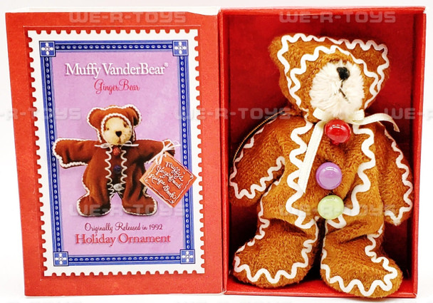 Muffy VanderBear Ginger Bear Holiday Ornament NABC 2004 NEW