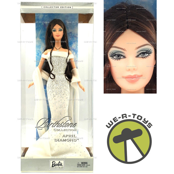 April Diamond Barbie Doll Birthstone Collection 2002 Mattel #B3412