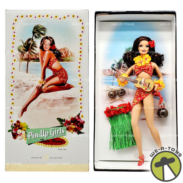 Hula Honey Barbie Doll Pin-Up Girls Collection Gold Label 2006 Mattel J0951