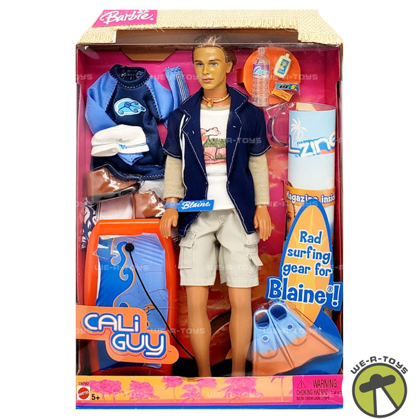 Cali Guy Blaine with Surfing Gear Friend of Barbie Doll 2004 Mattel C6792