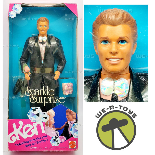 Sparkle Surprise Ken Friend of Barbie Doll 1991 Mattel No. 3149