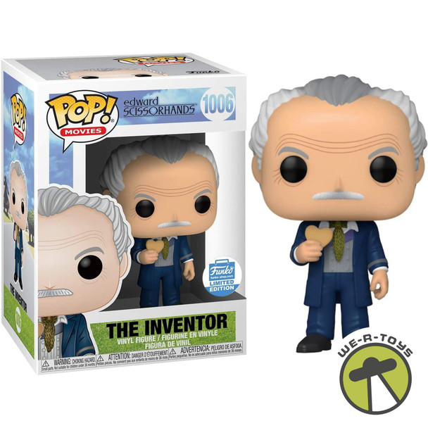 Funko Pop Movies 1006 Edward Scissorhands the Inventor Exclusive Vinyl Figure