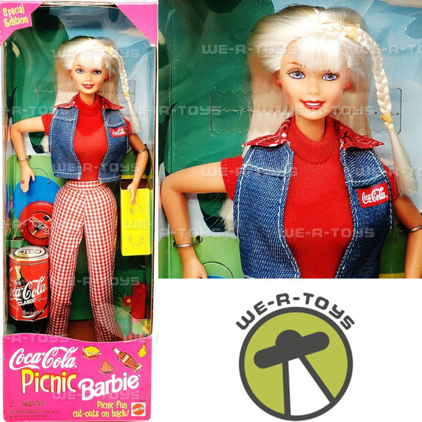 Coca Cola Picnic Barbie Doll Special Edition 1997 Mattel #19626 NRFB