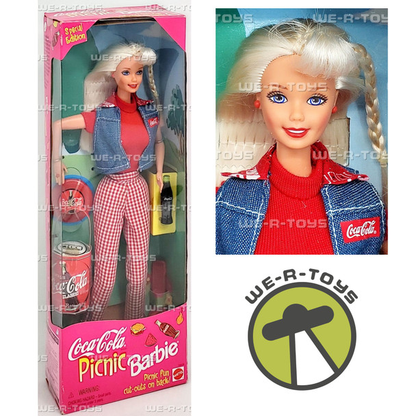 Coca Cola Picnic Barbie Doll Special Edition 1997 Mattel #19626 NRFB