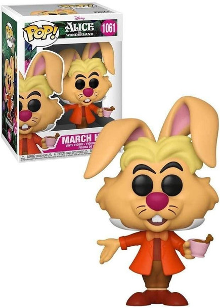 Disney Funko Pop! 1061 Disney Alice in Wonderland March Hare Vinyl Figure 2021