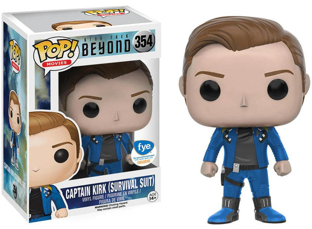 Star Trek Funko Pop! Movies 354 Star Trek Beyond Captain Kirk (Survival Suit) Vinyl Figure