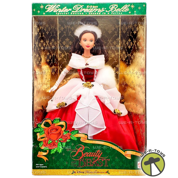 Disney's Beauty and the Beast Winter Dreams Belle Doll 1998 Mattel 19845