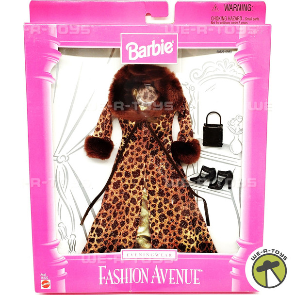 Barbie Fashion Avenue Coat Collection Leopard Exclusive Edition Mattel #22155
