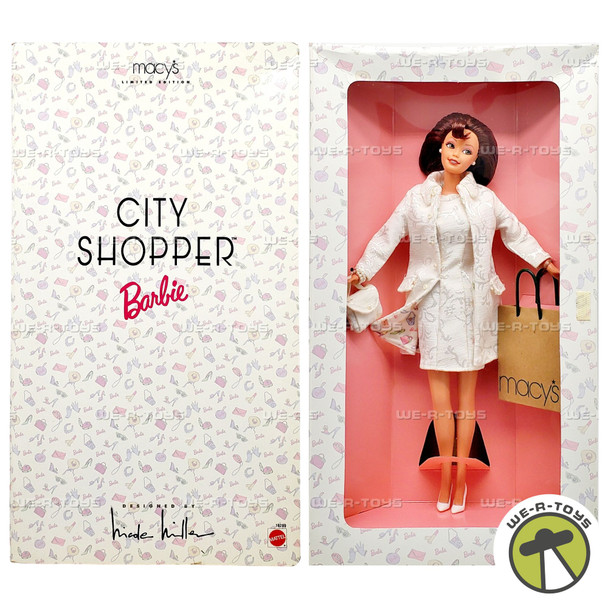 Barbie City Shopper Macy's Limited Edition Nicole Miller Doll 1996 Mattel 16289