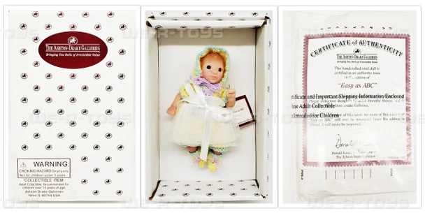 Ashton Drake Galleries Easy as ABC Doll Sweet as You Please Collection 2009 NEW