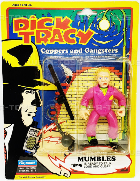 Dick Tracy Coppers and Gangsters Mumbles Action Figure Playmates #5712 NEW