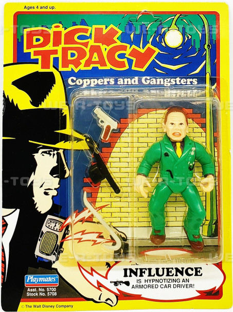 Dick Tracy Coppers and Gangsters Influence Action Figure Playmates #5708 NEW
