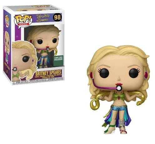 Britney Spears Funko POP Rocks #98 Britney Spears Slave 4U Metallic Vinyl Figure