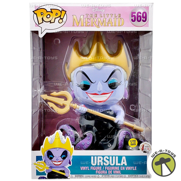 Funko POP Disney The Little Mermaid 569 Ursula Glow in the Dark Vinyl Figure