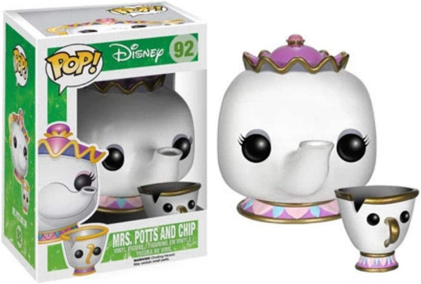 Disney Funko Pop! Disney 92 Beauty and The Beast Mrs. Potts & Chip Vinyl Figure