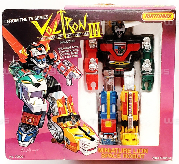Voltron III Defender of the Universe Miniature Lion Space Robot 1984 NEW
