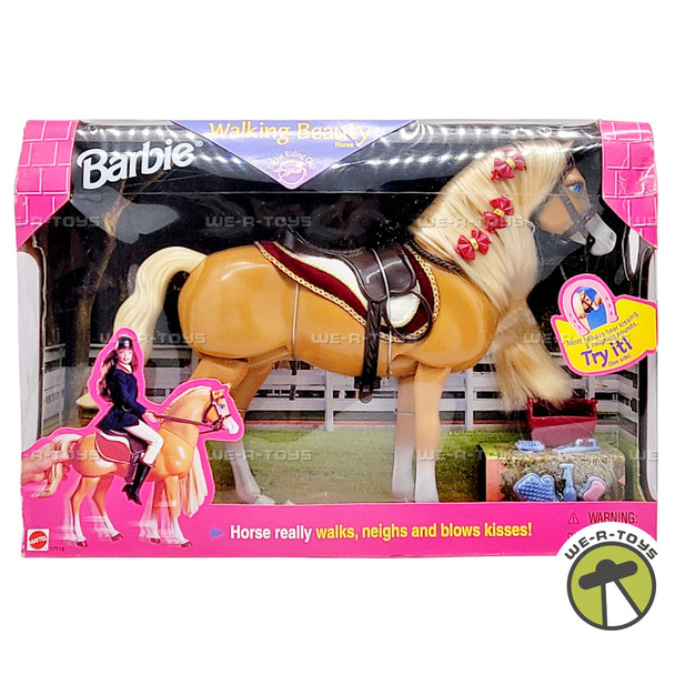 Barbie Walking Beauty Horse Riding Club 1998 Mattel 17718