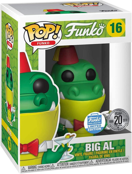 Spastik Plastik Funko Pop! Spastik Plastik 16 Big Al Vinyl Figure Limited Edition Exclusive 2018