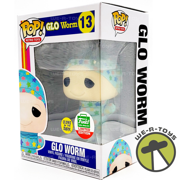 Funko Pop! Retro Toys 13 Glo Worm Exclusive Glow in the Dark Vinyl Figure 2020