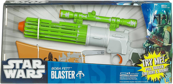 Star Wars Boba Fett Electronic Blaster 2011 Hasbro 92888
