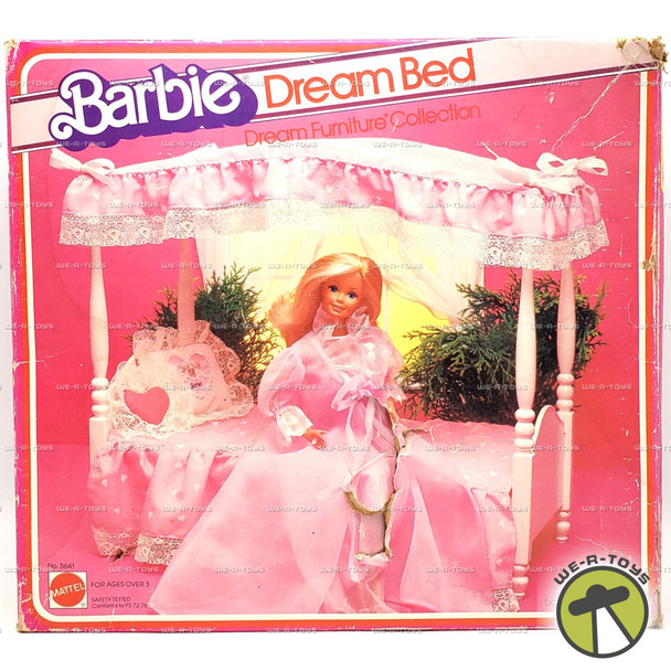 Barbie Dream Furniture Collection Dream Bed Accessories Mattel 1982 No. 5641