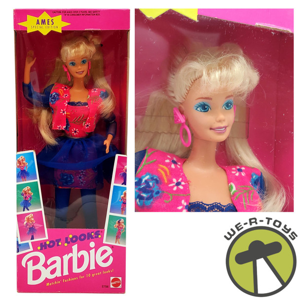 Barbie Hot Looks Doll AMES Special Edition Mattel 1991 No. 5756 NEW