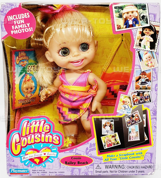 Little Cousins Baily Beach Doll Playmates 2002 #143003 NEW