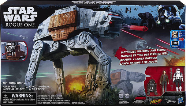 Star Wars Rogue One Rapid Fire Imperial AT-ACT Vehicle & Action Figure Set B7076