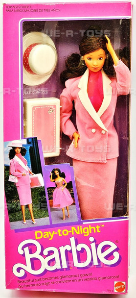 Barbie Day to Night Doll Hispanic Edition W/ Whitney Face Mattel 1984 #7944 NEW