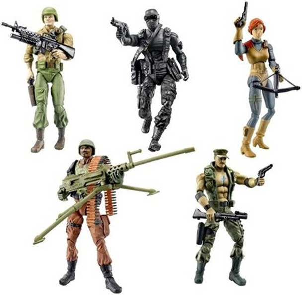 G.I. Joe 25th Anniversary Joes 5-Pack Action Figure Set 2007 Hasbro 63765