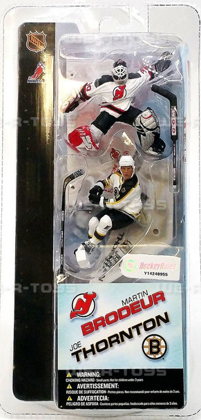 NHL Martin Brodeur & Joe Thornton Action Figures McFarlane 2003 #75125 NEW