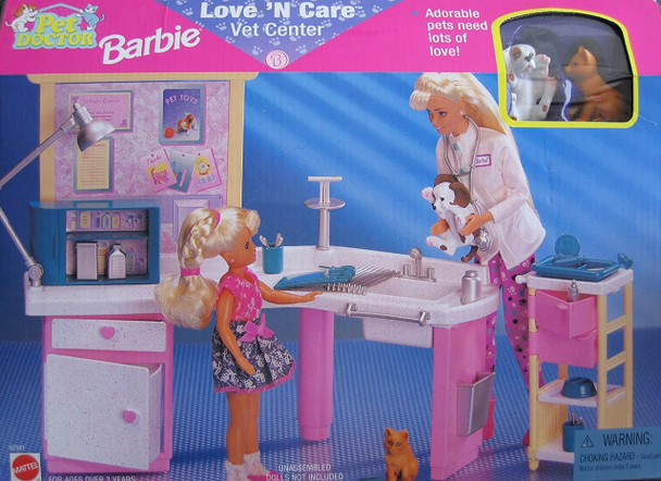 Barbie Vet Center Playset 1998 Arcotoys Mattel 67597-91