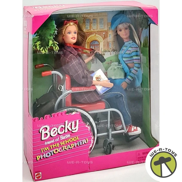 Becky Friend of Barbie I'm the School Photographer! Doll 1998 Mattel 20202 NEW