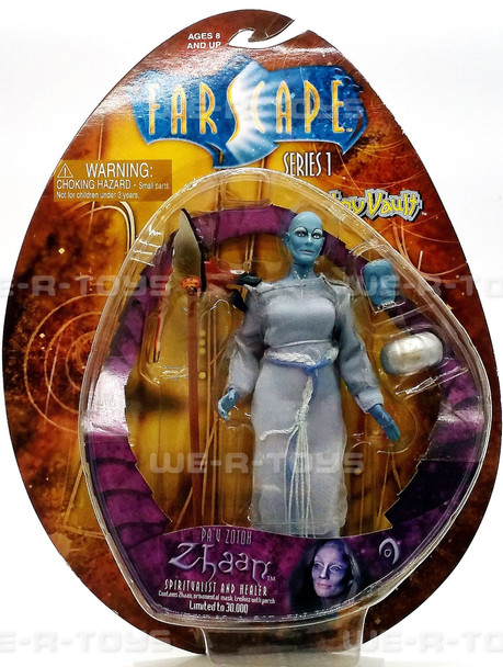 Farscape Series 1 Pa'u Zotoh Zhaan Spiritualist & Healer Figure Toy Vault NEW